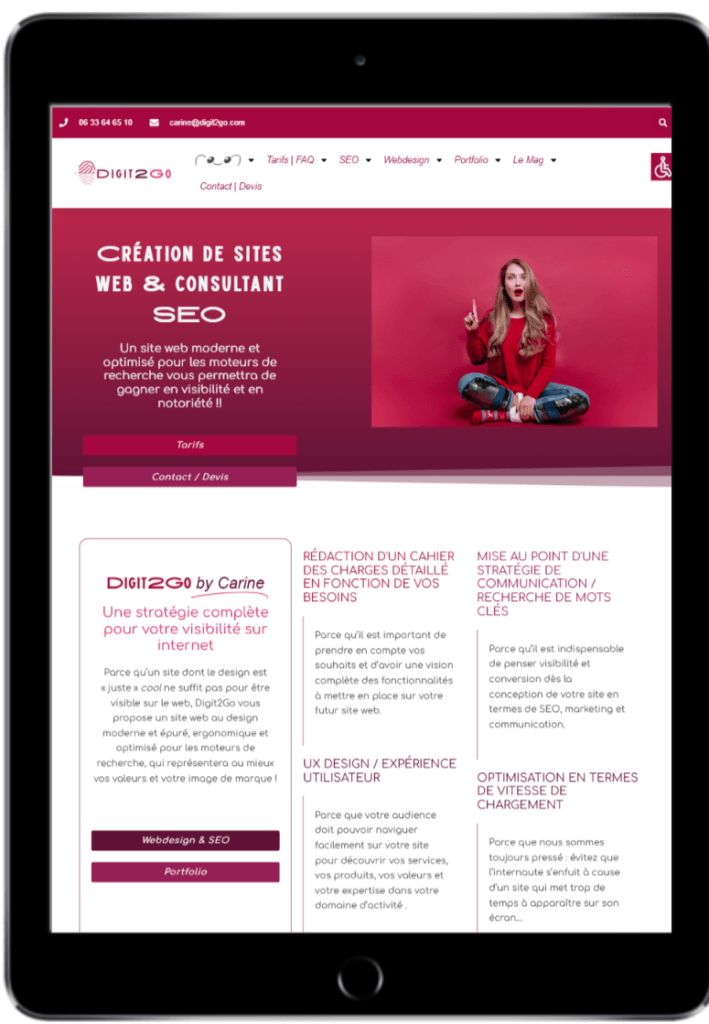 Création de sites web et SEO