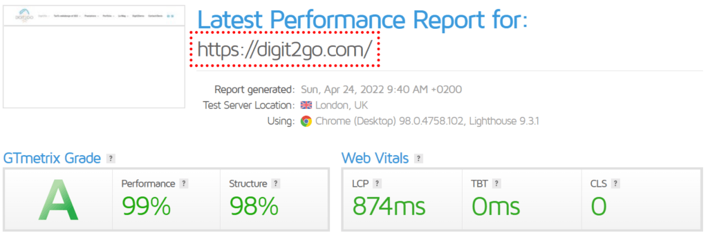 vitesse chargement digit2go
