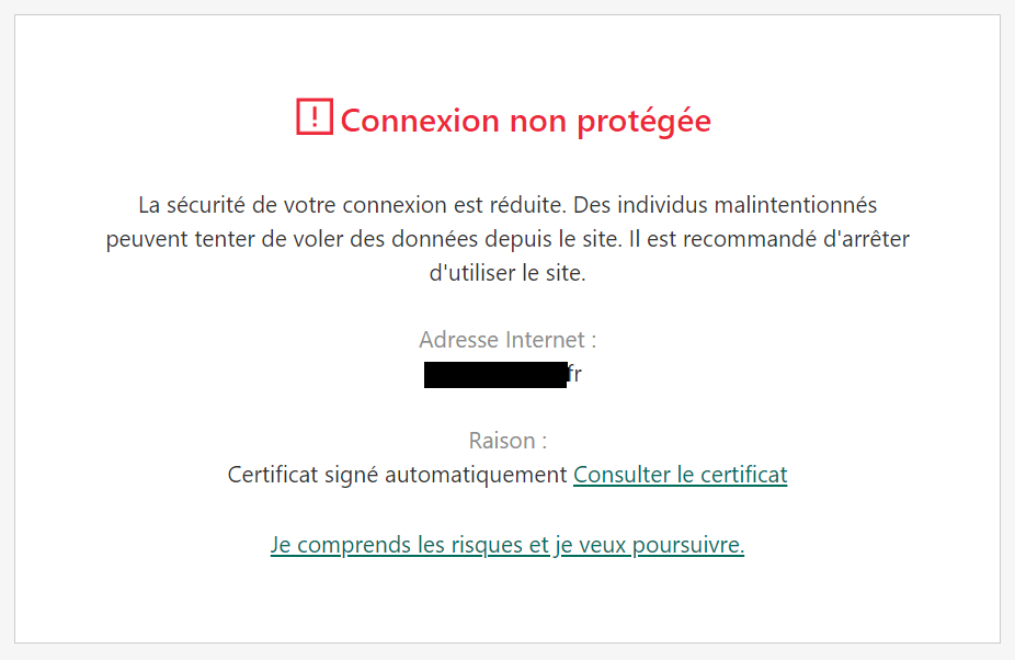 certificat SSL
