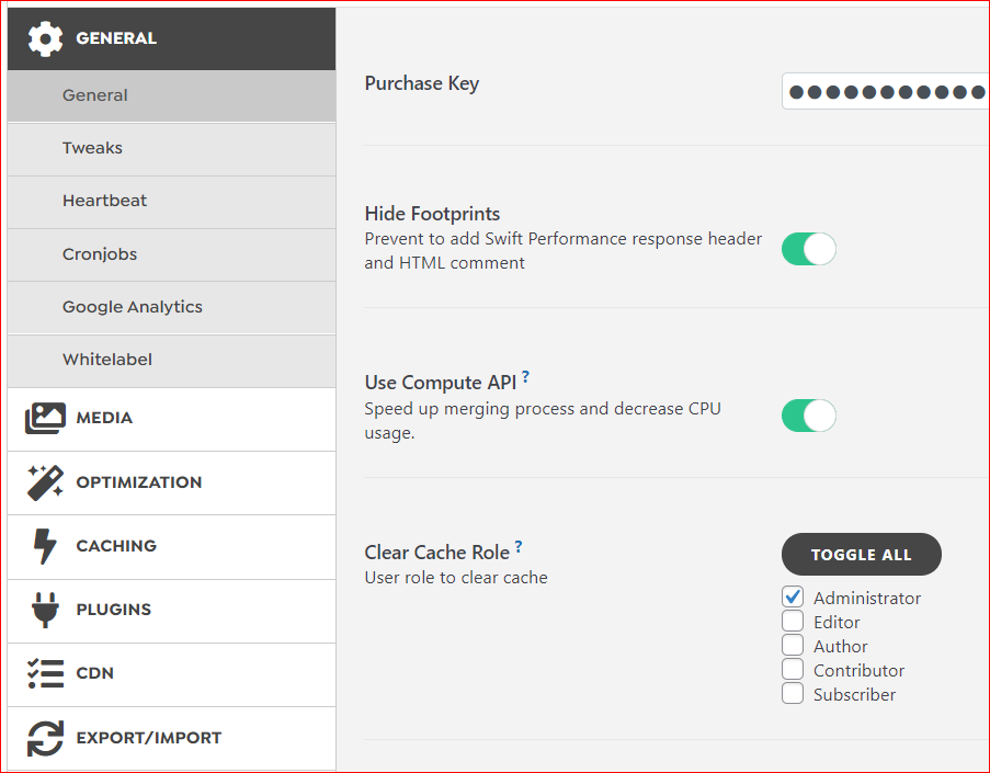 swift performance pro general