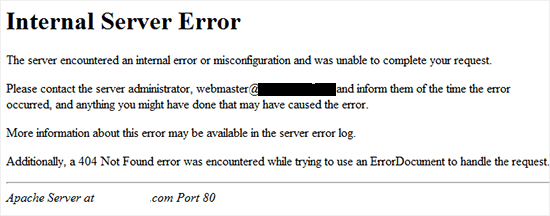 erreur wp