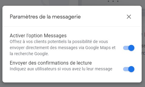 messagerie fiche google