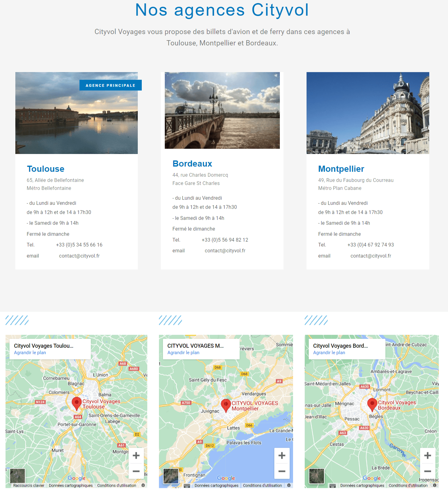 agences cityvol toulouse montpellier