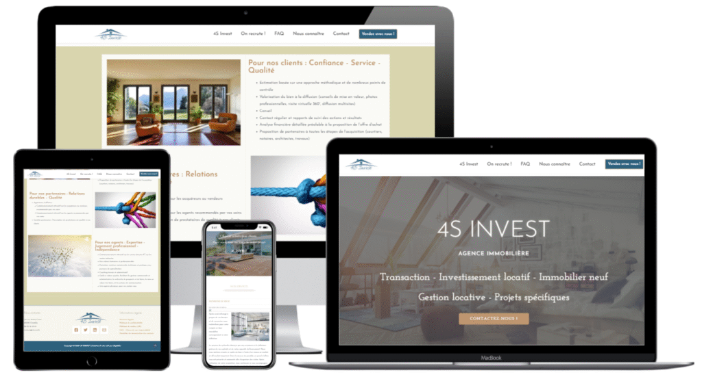 creation site immobilier