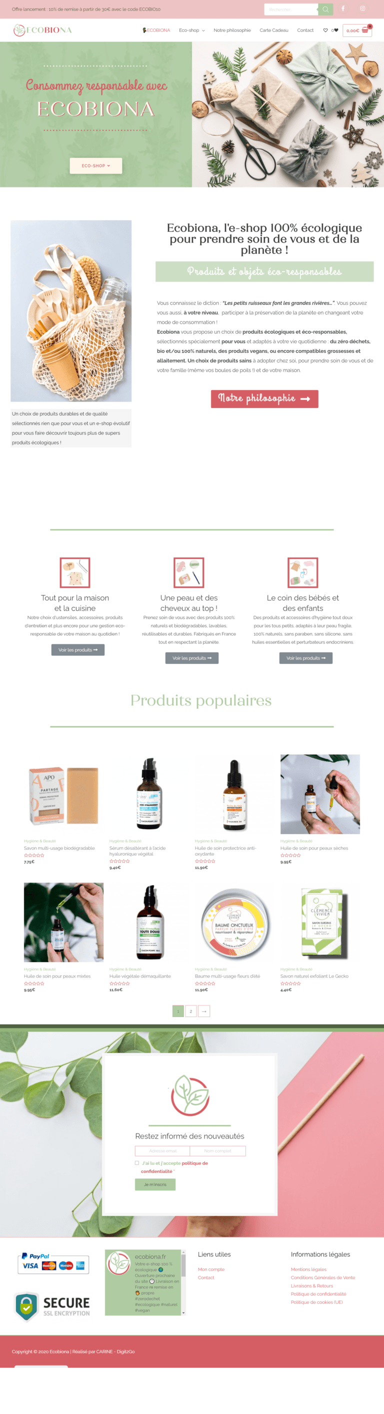 Création d'un site e-commerce de produits écologiques 3 screencapture ecobiona fr