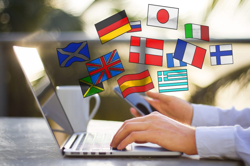 site web plusieurs langues
